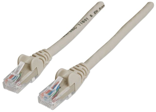 Intellinet RJ-45 M/M, 20m cavo di rete Grigio Cat6 U/UTP (UTP)