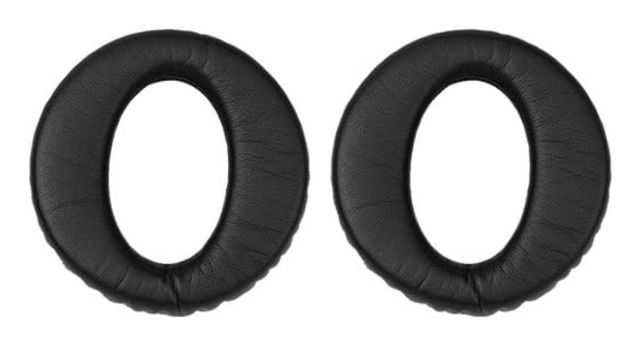 Jabra 14101-41 cuscinetto per auricolari Ecopelle, Pelle Nero 2 pz
