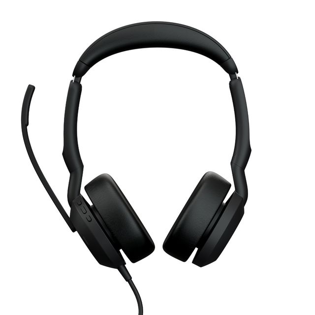 Jabra 25089-999-999 Evolve2 50 USB-A MS Cuffie Stereo Nere Wireless e Cablate