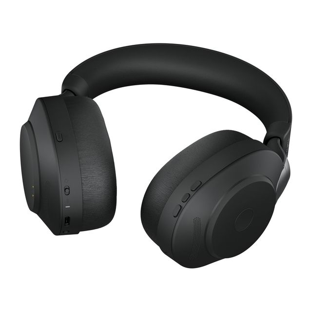 Jabra 28599-989-889 Evolve2 85 UC Cuffie Stereo Nere Wireless Wired Portata 30m