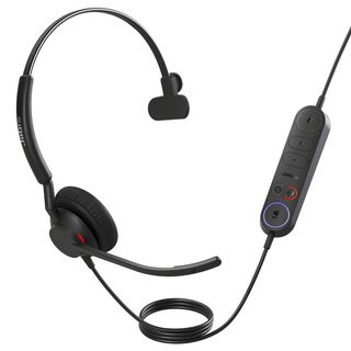Jabra 4093-413-299 Engage 40 USB-C Mono Cuffie Cablate per Ufficio e Centro Ass…