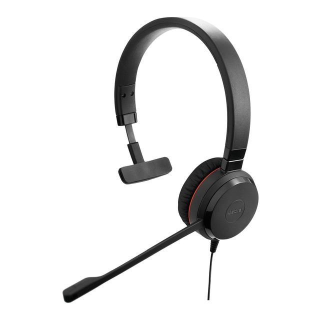 Jabra 5393-823-309 EVOLVE 30 II MS Mono Cuffie Cablate Nere