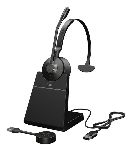 Jabra 9653-415-111 Engage 55 SE Cuffia Mono Wireless con Supporto