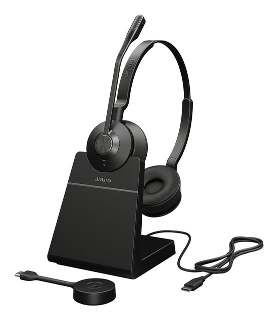 Jabra 9659-435-111 Engage 55 SE Cuffie Wireless per Ufficio Nere