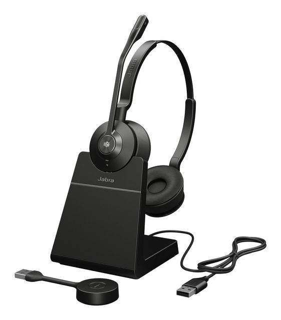 Jabra 9659-455-111 Engage 55 SE Cuffia Wireless da Ufficio con Supporto
