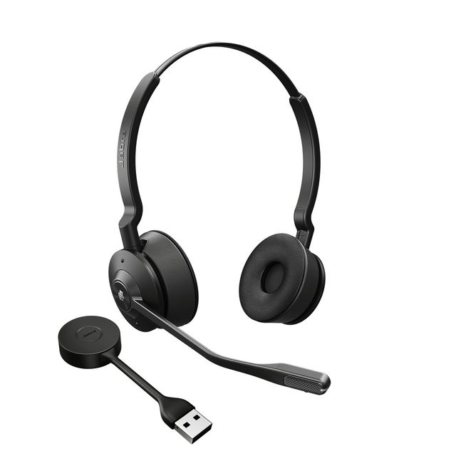 Jabra Engage 55 Stereo - Cuffie con microfono - on-ear - DECT - senza fili - Ce…