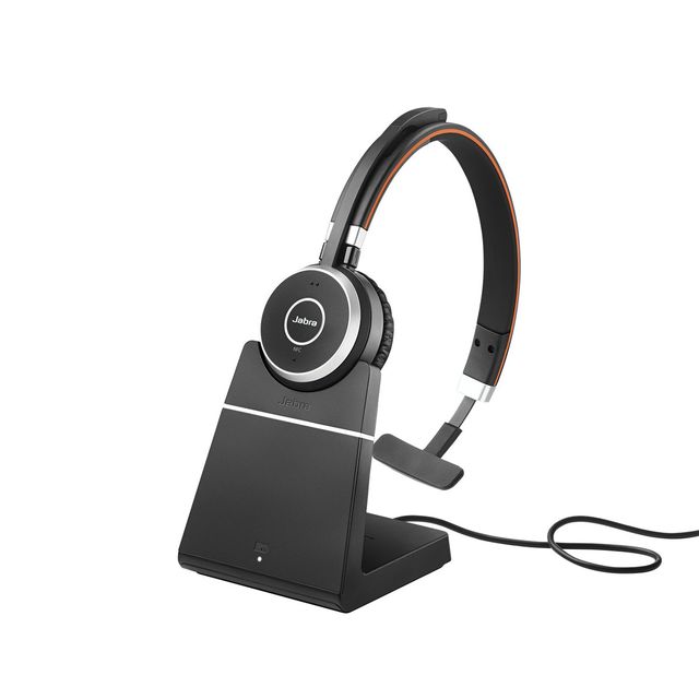 Jabra Evolve 65 MS mono - Cuffie con microfono - over ear - Bluetooth - senza f…