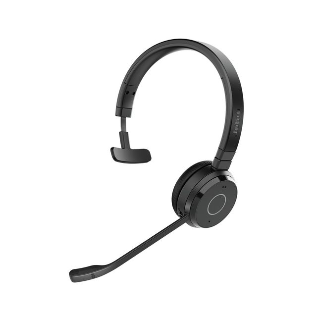Jabra Evolve 65 TE Mono - Cuffie con microfono - over ear - Bluetooth - senza f…