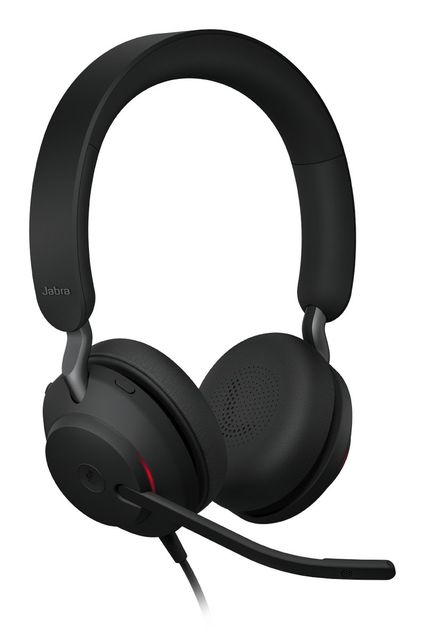 Jabra Evolve2 40 SE, Cablato, Musica e Chiamate, 168,5 g, Auricolare, Nero