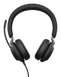 Jabra Evolve2 40, UC Stereo Auricolare Cablato A Padiglione Ufficio USB tipo A …