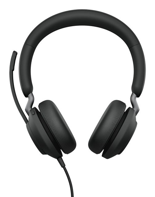 Jabra Evolve2 40, UC Stereo Auricolare Cablato A Padiglione Ufficio USB tipo A …