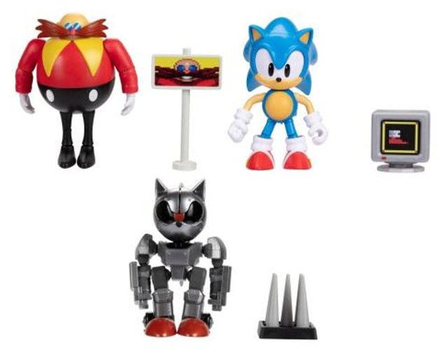 Jakks - Sonic personaggi articolati 10 cm con accessorio (serie differenti) 423…
