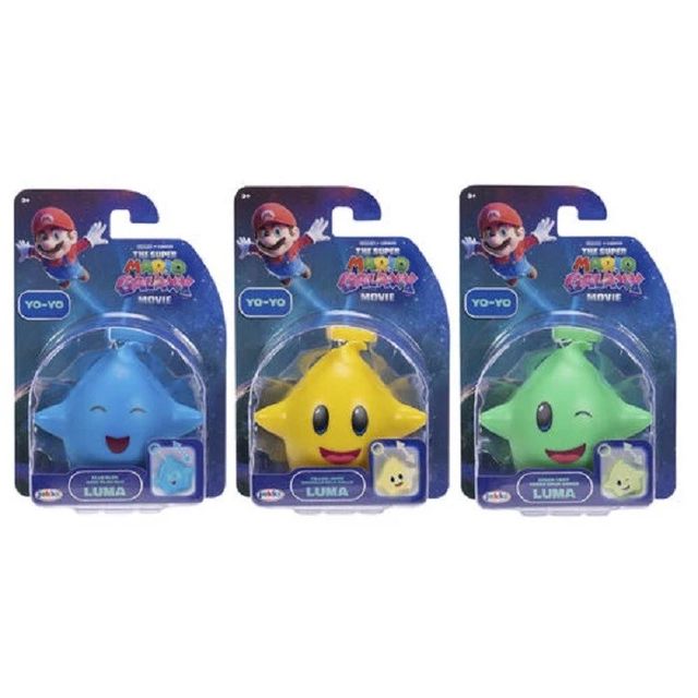 Jakks - Super Mario Galaxy Assortimento di Lumas Yo-Yo 432314