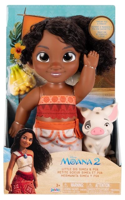 Jakks Oceania 2 bambola Simea con Pua 237564-VAI