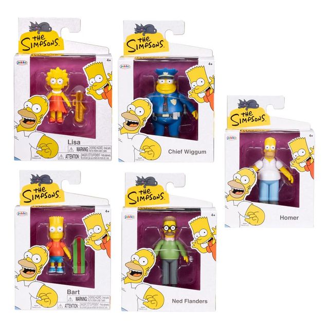 Jakks The Simpsons personaggi articolati 6 cm (serie differenti) 175274-8-GEN