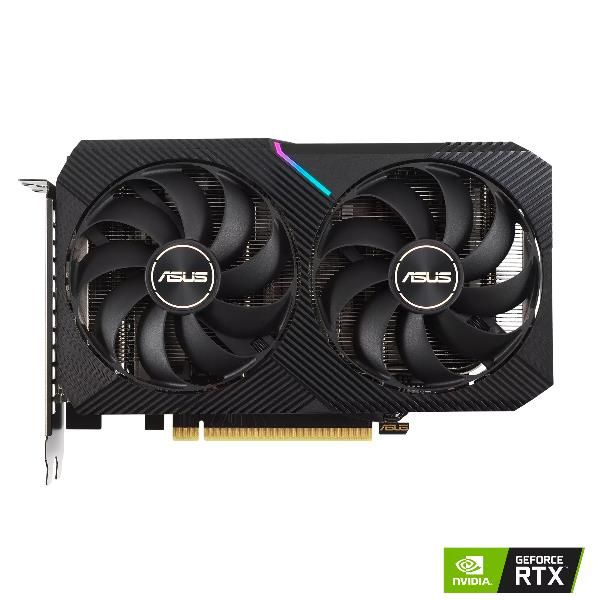 ASUS Dual GeForce RTX 3050 V2 - OC Edition - scheda grafica - GF RTX 3050 - 8 G…