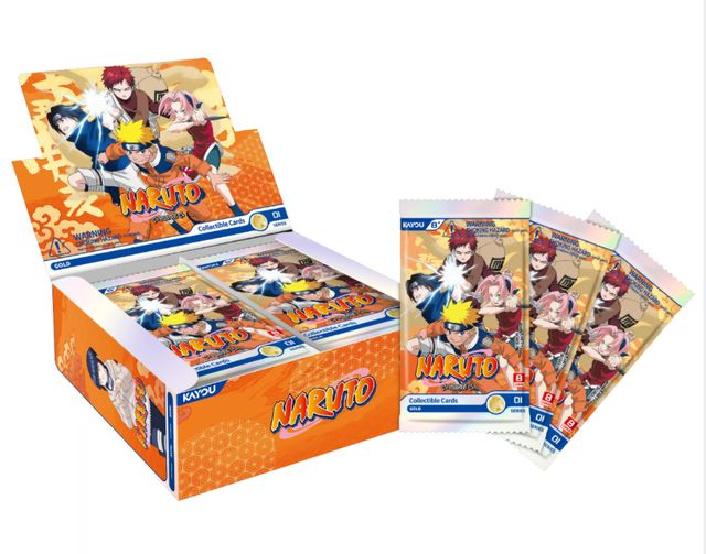KAYOU - NARUTO - Smriti Collectible Cards - Earth SCROLL - BUSTA DA 8 CARTE (GO…