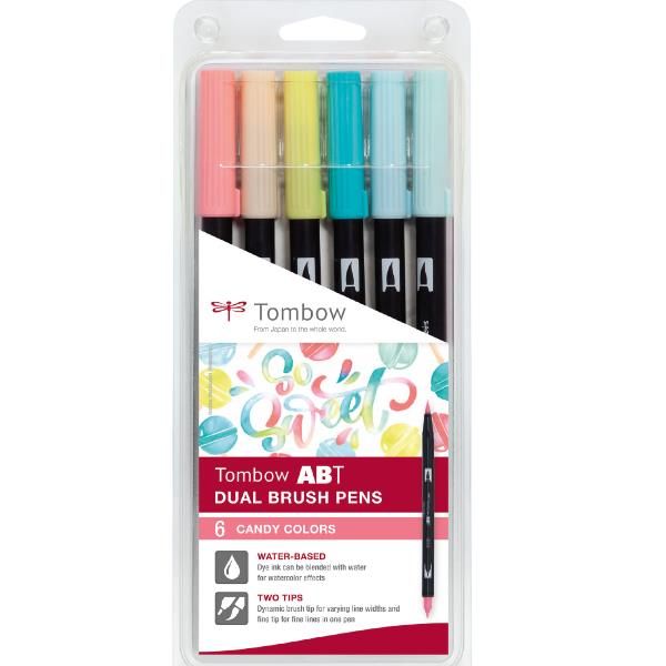 KOH-I-NOOR CF6 DUAL BRUSH COLORI CANDY