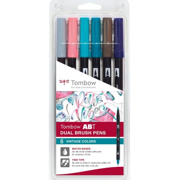 KOH-I-NOOR CF6 DUAL BRUSH COLORI VINTAGE
