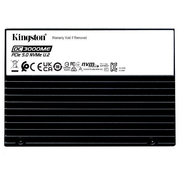 Kingston Enterprise DC3000ME U.2 PCIe 5.0 NVMe 7.68TB con crittografia
