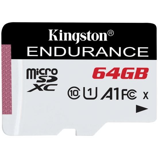 Kingston High Endurance - Scheda di memoria flash - 64 GB - A1 / UHS-I U1 / Cla…