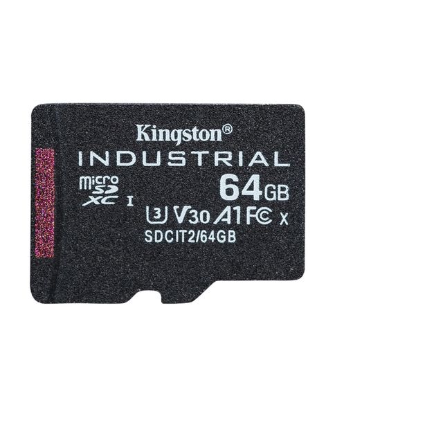 Kingston Industrial - Scheda di memoria flash - 64 GB - A1 / Video Class V30 / …