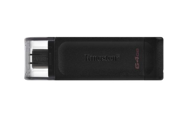 Kingston Pendrive USB-C 3.2 64GB DT70/64GB - <p>Kingston&rsquo;s DataTraveler 7…