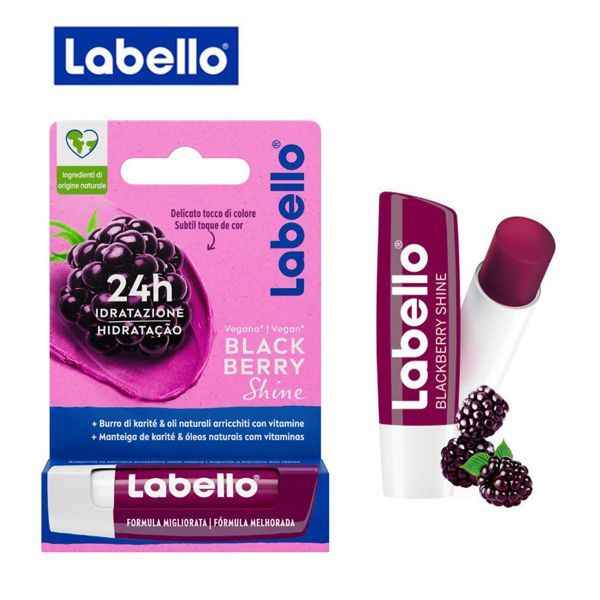 LABELLO BURRO CACAO BLACKBERRY SHINE 4.8G