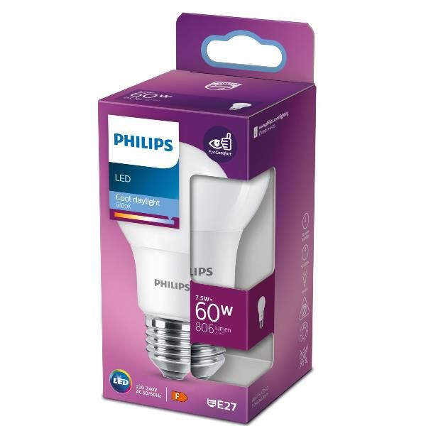 LED GOCCIA 60W E27 6500K NON-DIM