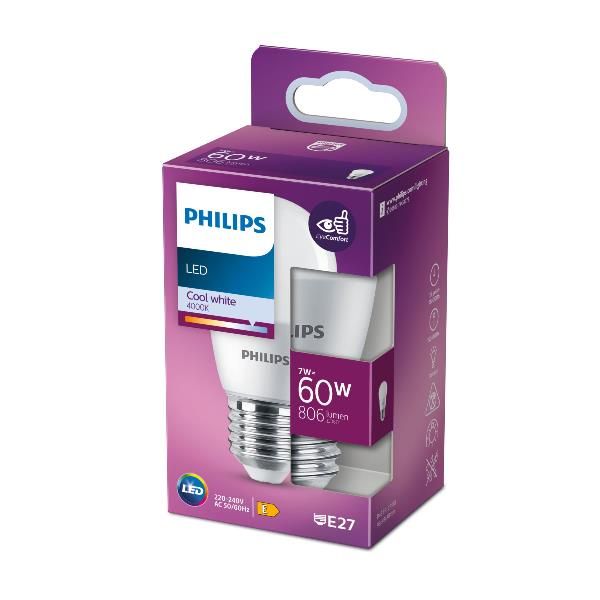 LED SFERA 60W E27 4000K NON-DIM