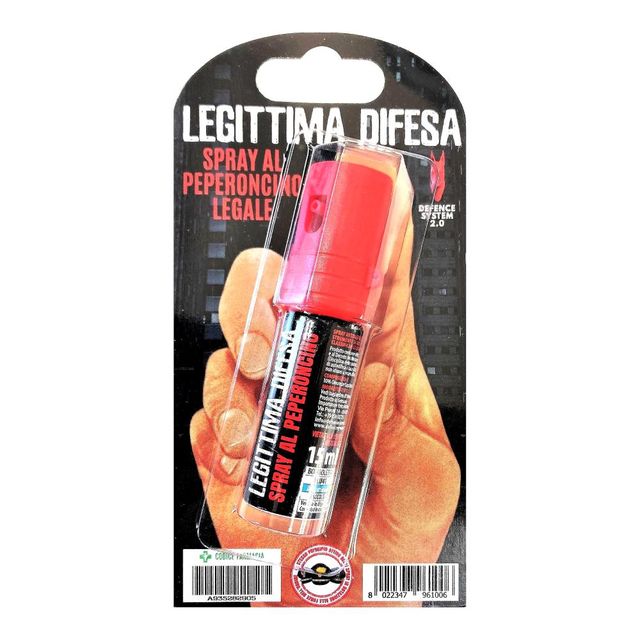 LEGITTIMA DIFESA SPRAY AL PEPERONCINO LEGALE ESPO 15ML 18PZ 96101