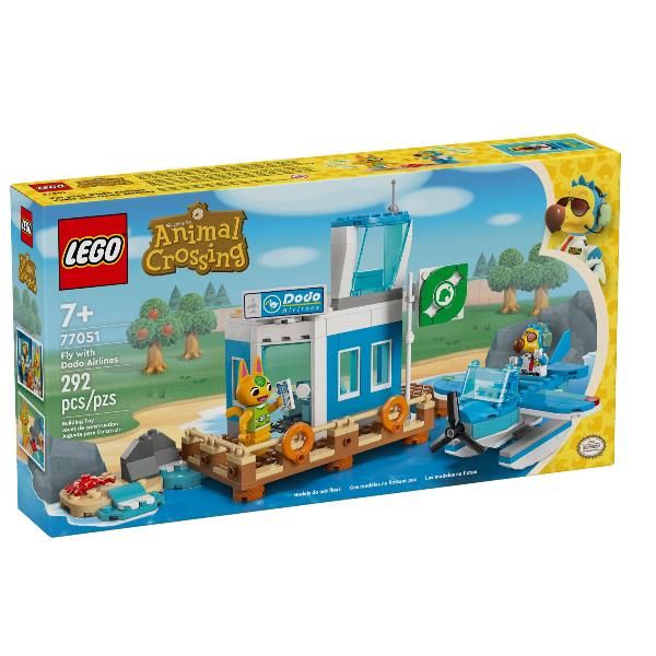 LEGO ANIMAL CROSSING IN VOLO CON LA DODO AIRLINES AEREOPORTO E AEREO DA COSTRUI…