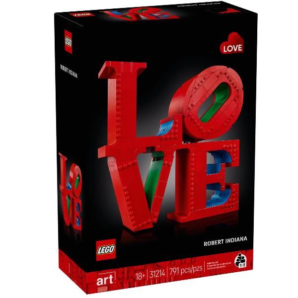 LEGO ART LOVE MODELLINO DA COSTRUIRE KIT MODELLISMO DA COLLEZIONE