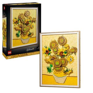 LEGO ART VINCENT VAN GOGH GIRASOLI VERSIONE 3D SET DECORATIVO DA PARETE