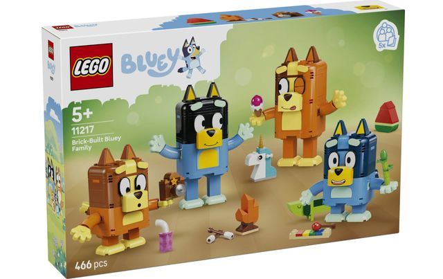 LEGO BLUEY - Famiglia Bluey in mattoncini 11217