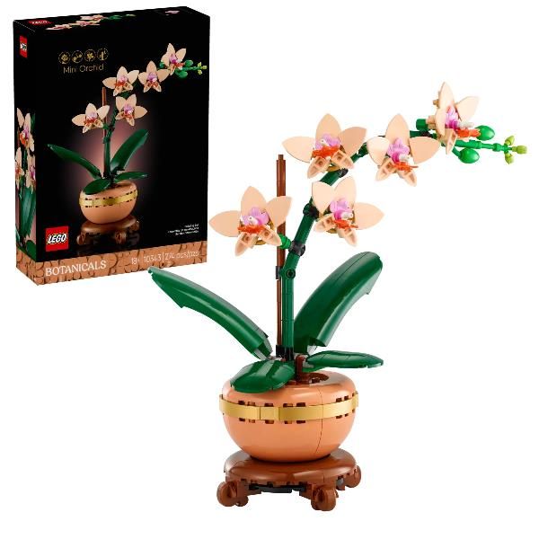 LEGO BOTANICS MINI-ORCHIDEA SET DI FIORI FINTI CON VASO