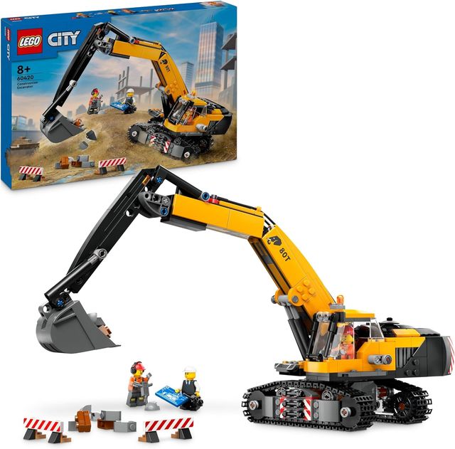 LEGO CITY - Escavatore da cantiere giallo 60420 *EOL