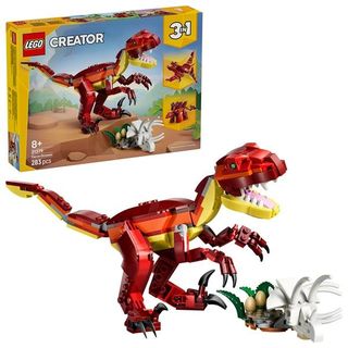 LEGO CREATOR 3 IN 1 FEROCE DINOSAURO FIGURE DI VELOCIRAPTOR STEGOSAURO O PTEROS…