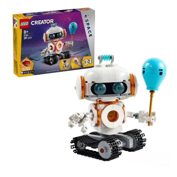 LEGO CREATOR ROBOT SPAZIALE 3 IN 1 SI TRASFORMA IN CANE O RAZZO