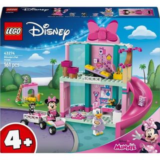 LEGO DISNEY L'HOTEL DEGLI ANIMALI DI MINNI CON 2 MINI BAMBOLINE E 3 CUCCIOLI