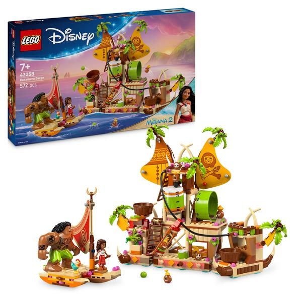 LEGO DISNEY OCEANIA 2 IL BARCONE DEI KAKAMORA CON MINI BAMBOLA DI VAIANA E FIGU…