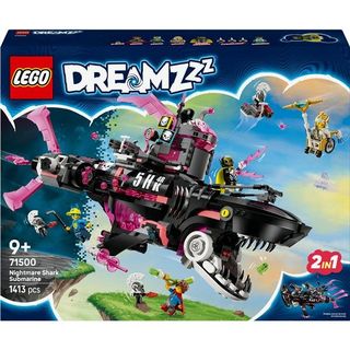 LEGO DREAMZZZ 2 IN 1 SOTTOMARINO SQUALO NIGHTMARE 2 VEICOLI STACCABILI CON 5 MI…