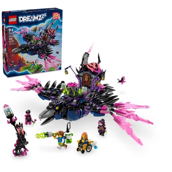 LEGO DREAMZZZ IL CORVO DI MEZZANOTTE MAI-STREGA TRASFORMABILE IN CASA O RAGNO C…