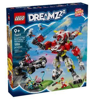 LEGO DREAMZZZ MECH TIGRE DI COOPER E BOLIDE DI ZERO VEICOLI TRASFORMABILI CON 3…