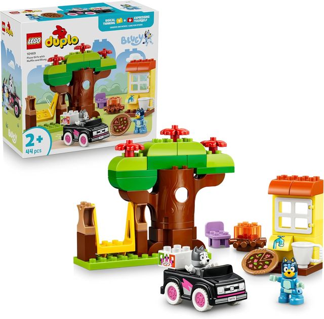 LEGO DUPLO BLUEY - Pizzaiole con Muffin e Bluey 10469