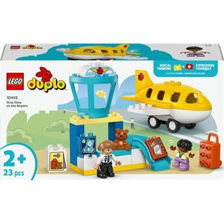 LEGO DUPLO LA PRIMA VOLTA IN AEROPORTO GIOCO EDUCATIVO CON AEREO 2 FIGURE E UN …