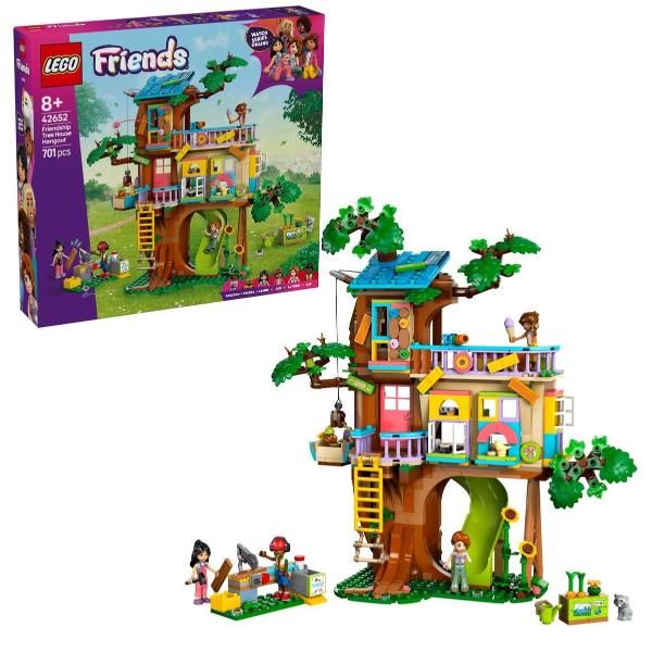LEGO FRIENDS CASA SULL' ALBERO DELL' AMICIZIA CON 4 PERSONAGGI E ACCESSORI