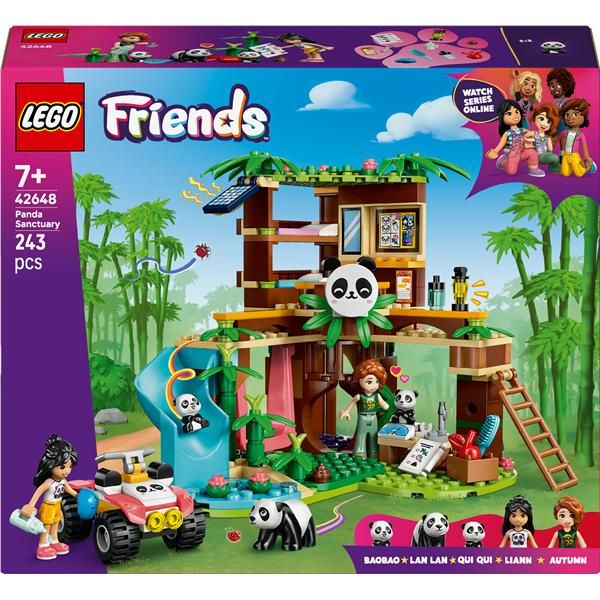 LEGO FRIENDS IL SANTUARIO DEI PANDA CON VEICOLO ATV 2 MINI BAMBOLINE E 3 PANDA