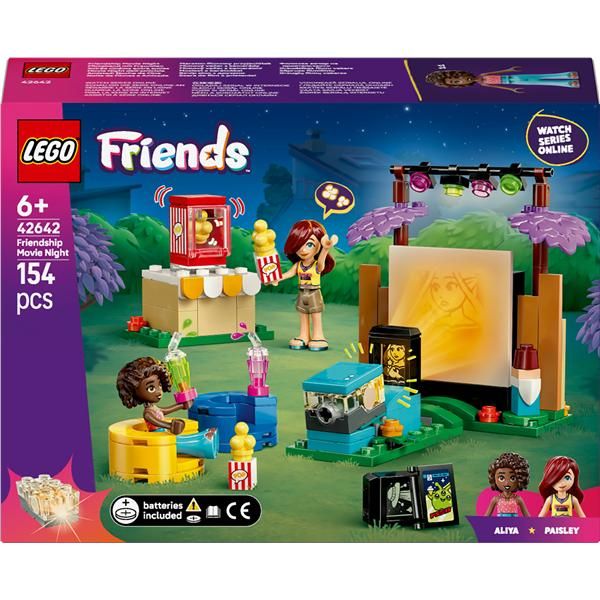 LEGO FRIENDS MOVIE NIGHT DELL AMICIZIA CON 2 MINI BAMBOLINE SCHERMO E PROIETTOR…