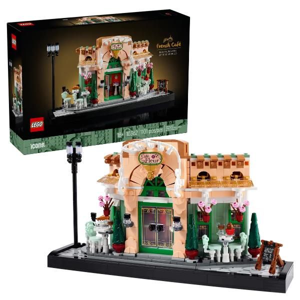 LEGO ICONS CAFE' FRANCESE KIT MODELLISMO DA COLLEZIONE